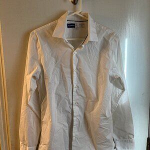 Mens M White dress shirt Old Navy Slim Fit